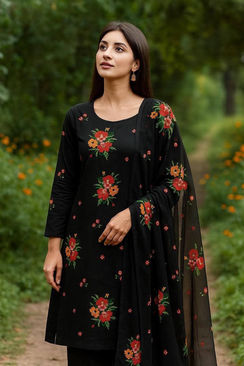 3 Pc Embroidery