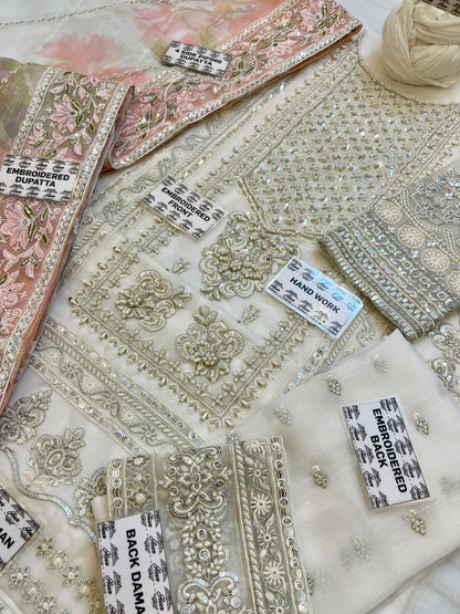 Luxury Chiffon & Organza Suit – Fully Sequins Embroidered with Adda Work & Heavy DupattaLuxury Chiffon & Organza Suit – Fully Sequins Embroidered with Adda Work & Heavy Dupatta