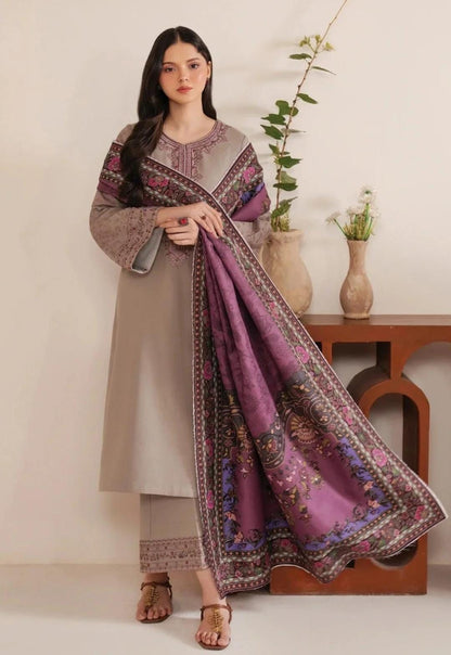 Embroidered 3PC Lawn Dress