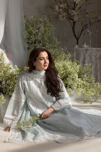 3PC Heavy Embroidered Airjet Lawn Suit