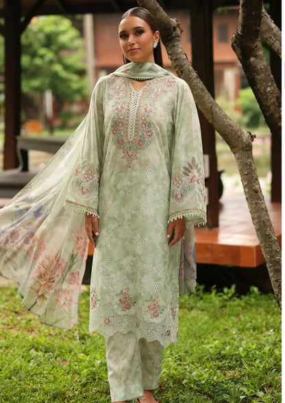 Premium 3 Piece Lawn – Digital Printed with Heavy Embroidery